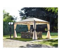 Gazebo Oregon In Ferro 3x4 mt Sabbia - Antracite Greenwood