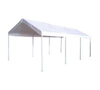 Gazebo per auto in acciaio e poliestere 3x6 mt Adeline