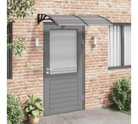 Gazebo per porta in policarbonato con struttura in alluminio e ABS, impermeabile e resistente alle intemperie per ingresso