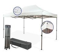 Gazebo Pieghevole a Fisarmonica 3x4,5 mt Impermabile. Per festa, mercato, fiera