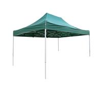 Gazebo pieghevole in acciaio e poliestere verde 3x4,5 mt Hope2
