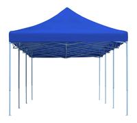 Gazebo Pieghevole Pop-Up 3x9 m Blu
