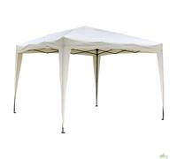 GAZEBO PIEGHEVOLE RICHIUDIBILE RAPID MT.3X3 300X300 CM ECRU' ACCIAIO CON SACCA