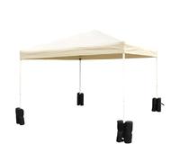Gazebo Pop-up Outsunny Gazebo Peso Sacchi di sabbia Pesi for gambe Tenda da sole Base for telone