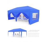 Gazebo pop-up resistente, impermeabile, riparo istantaneo con pareti laterali, borsa per il trasporto per feste in giardino, campeggio, bancarelle, eventi all'aperto