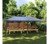 vidaXL Gazebo Professionale 4x6 m Antracite 90 g/m²