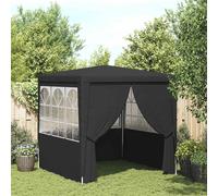vidaXL Gazebo Professionale con Pareti 2,5x2,5 m Antracite 90 g/m²