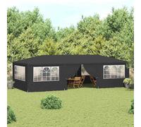 Gazebo Professionale con Pareti 4x9 m Antracite 90 g/m²