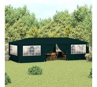 Gazebo Professionale con Pareti 4x9 m Verde 90 g/m²