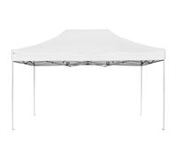 Gazebo Professionale Pieghevole Alluminio 4,5x3 m Bianco