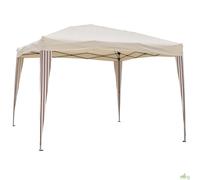 GAZEBO RICHIUDIBILE PIEGHEVOLE RAPID 3X3 MT BEIGE H 250 CM APERTURA IMMEDIATA