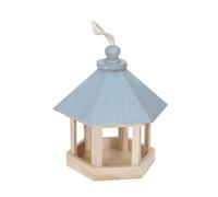 Gazebo Shape Bird Feeder | 19x16x16cm Provides Ample Space, Hanging Bird House Hut For Hummingbirds, Gazebo Tree Fence Wall Mount Effortless Holder Automatic