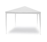 Gazebo Struttura in Acciaio Tessuto Bianco 3x2 metri