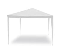 Gazebo Struttura in Acciaio Tessuto Bianco 3x4 metri