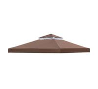 Gazebo Top Replacement, 10x10ft Canopy Cover, 118.11x118.11 Inches Effortless Assembly Process, Waterproof Double-Layer Shade for Garden, Deck, Patio, Grill, Outdoor Use