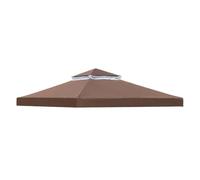 Gazebo Top Replacement - 10x10FT Double Layer Design, Waterproof UV Resistant Canopy | Durable Replacement Cover For Garden, Patio, Deck, Grill, Events Use And Outdoor Shade Use