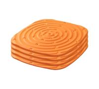 Gazechimp 4 Pezzi di Tappetini per Nidificazione di per Deporre Le Uova, Tappetino per Nido di, Tappetino per Nido Lavabile per da Giardino, Arancia