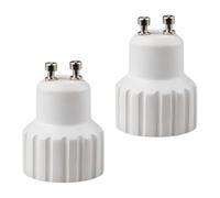 Gazechimp Adattatore da 2 Pezzi da Gu10 a Gu10, Robusto Accessorio Portalampada Resistente al Calore