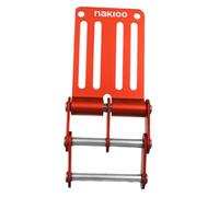 Gazechimp Fibbia a Sgancio Cintura Porta Attrezzi Alluminio Lega Fissaggio Sicuro Adattatore Universale per Artigiani Elettricisti Uso Quoti, Rosso