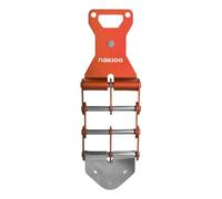 Gazechimp Fibbia Cintura Universale per Attrezzi Laccio Porta Utensili in Lega di Alluminio Clip di Sgancio Rapido Gancio a Catena Adatta per Elettricisti Faleg, Arancione Rotante