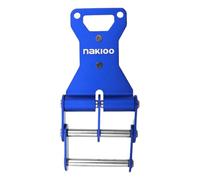 Gazechimp Fibbia Cintura Universale per Attrezzi Laccio Porta Utensili in Lega di Alluminio Clip di Sgancio Rapido Gancio a Catena Adatta per Elettricisti Faleg, Blu Fisso