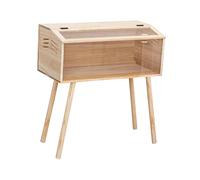 Gazechimp Gabbia per L'allevamento di Pollame in Legno, Gabbia per L'allevamento di Pollame, Ventilazione, Pollaio Leggero, Piccolo Pollaio per Quaglie, 60 Cm X 30 Cm X 30