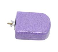 Gazechimp Pietra per Molare La Bocca del Pappagallo, Facile da Installare, Trespolo per Pappagalli in Piedi, Giocattolo per Pappagalli Parrocchetti, Viola