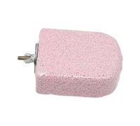 Gazechimp Pietra per Molare La Bocca del Pappagallo, Facile da Installare, Trespolo per Pappagalli in Piedi, Giocattolo per Pappagalli Parrocchetti, Rosa