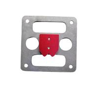 Gazechimp Porta Metro Nastro Clip Cintura Multitool Base Accessorio Portatile Metallo Pp Fissaggio Veloce Adatto per Cantieri Attività Professionali Artigianato, Piazza