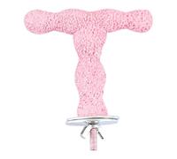 Gazechimp Posatoio per Pappagalli Piattaforma in Resina Gioco per Voliera Progettato per Stimolare Il Gioco Adatto Come Decorazione Funzionale per Gabbie di UCC, Rosa