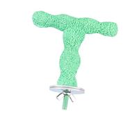 Gazechimp Posatoio per Pappagalli Piattaforma in Resina Gioco per Voliera Progettato per Stimolare Il Gioco Adatto Come Decorazione Funzionale per Gabbie di UCC, Verde