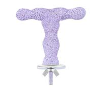 Gazechimp Posatoio per Pappagalli Piattaforma in Resina Gioco per Voliera Progettato per Stimolare Il Gioco Adatto Come Decorazione Funzionale per Gabbie di UCC, Viola