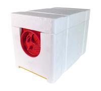 Gazechimp Scatola per L'allevamento delle, Strumento Fai da Te Versatile con 4 Telai per L'impollinazione, Raccolta di NUC, Forniture per L, Rosso