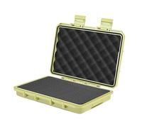 Gazechimp Scatola Portaoggetti Impermeabile Strumento Custodia Rigida Protettiva Contenitore Componenti Antishock Organizzazione Interna Personalizzabile Protez, Beige L