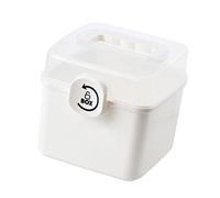 Gazechimp Soccorso di Grande capacità Ta per Medicinali Soccorso Soccorso Kit di Emergenza, Bianco a Livello Singolo