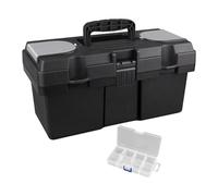 Gazechimp Valigetta Porta Attrezzi Cassetta Portaoggetti Organizer Utensili Portatile in PP con Struttura Rinforzata E Impugnatura Antiscivolo Adatta per, 36x17x17.5 Cm