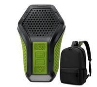 Gazocua Altoparlante Indossabile Senza Fili Con Clip | Lettore Audio Portatile con Luce LED | Altoparlante da Tasca per Esterno - Per Appassionati Di Fitness Viaggiatori Corsa Jogging Palestra