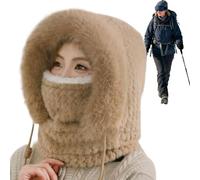 Gazocua Cappelli russi da donna, cappello invernale da donna, flessibile, regolabile, per sci, snowboard, alpinismo, escursionismo al freddo