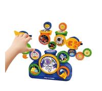 Gazocua Giocattolo Con Ingranaggi E Mattoncini Da Costruzione,Set Di Apprendimento Educativo Divertente A Incastro | Giocattoli Di - Per Bambini E Bambine Per Divertirsi In Casa, Interni, Camera Da,