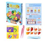 Gazocua Giochi Di Carte Educative Per Bambini | Riconoscimento Forma Logica Gioco Di Carte Per Bambini - Promuovere Abilità Cognitive Giocattoli Attività Per