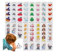 Gazocua Mahjong Tiles Game,Set da Viaggio Portatile - Gioco Famiglia Ragazzi Ragazze Adulti Natale Compleanno Casa In Movimento