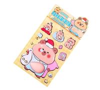 Gazocua Morbidi adesivi per la pancia, adesivi a forma di cartone animato, per laptop, custodie per cellulari, quaderni, diari, artigianato, bambini, adulti, come regalo per gli ospiti delle feste