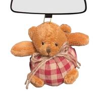 Gazocua Orso di peluche, statuetta, 10 cm, morbido ripieno, dolce bambola di Natale, per attività di riunione, decorazione per casa, festival, ragazze, appassionati, amici e bambini