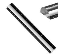 Gazocua Righello con Lente per Lettura,21,8 cm Righello acrilico per quilting,2X lente d'ingrandimento a barra da tavolo con - Per Leggere Pagine Schede Mappe Timbri Manuali Moduli Etichette Libro