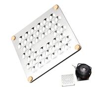 Gazocua Sottobicchieri per bevande in metallo - anti-scottatura doppio strato versatile | Sottobicchiere - per forno mangiare cucina cucina Natale festa compleanno festa casa