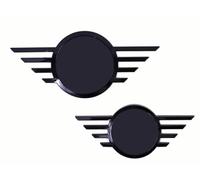 GAZOZ PERFORMANCE Emblema di ricambio anteriore e posteriore compatibile per F55 F56 F57 - nero, CL-F562022-REPLC-GLOSS