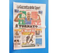 GAZZETTA DELLO SPORT 17 AGOSTO 2022 MARCELL JACOBS CAMPIONE D'EUROPA 100 METRI