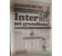 GAZZETTA DELLO SPORT 29-5-1989 FC INTER CAMPIONE D'ITALIA SCUDETTO N°13