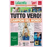 GAZZETTA DELLO SPORT - ITALIA CAMPIONE DEL MONDO 2006 ITALY WORLD CUP CHAMPION