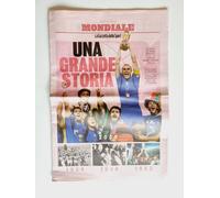 GAZZETTA DELLO SPORT SPECIALE MONDIALE 2022 PRIME PAGINE STORICHE COPPA MONDO